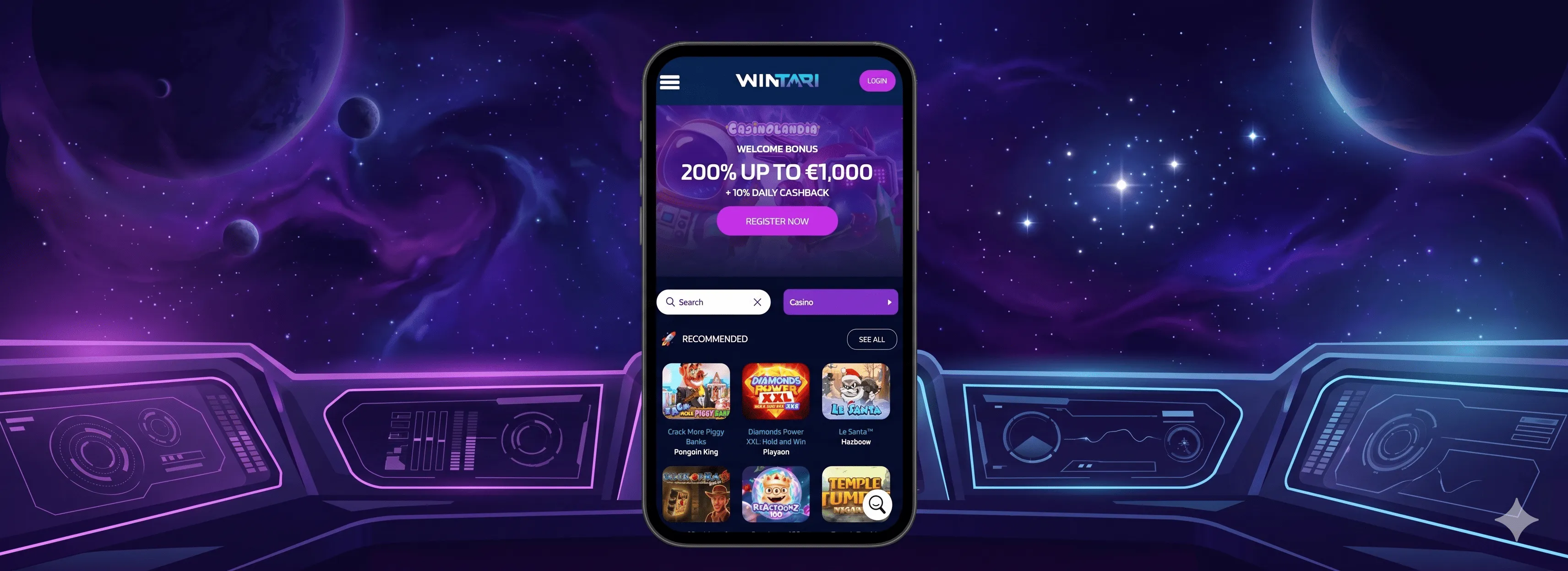 Wintari Casino app